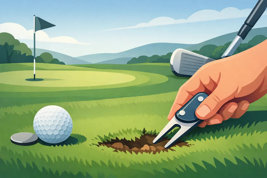 How to Use a Divot Repair Tool Correctly