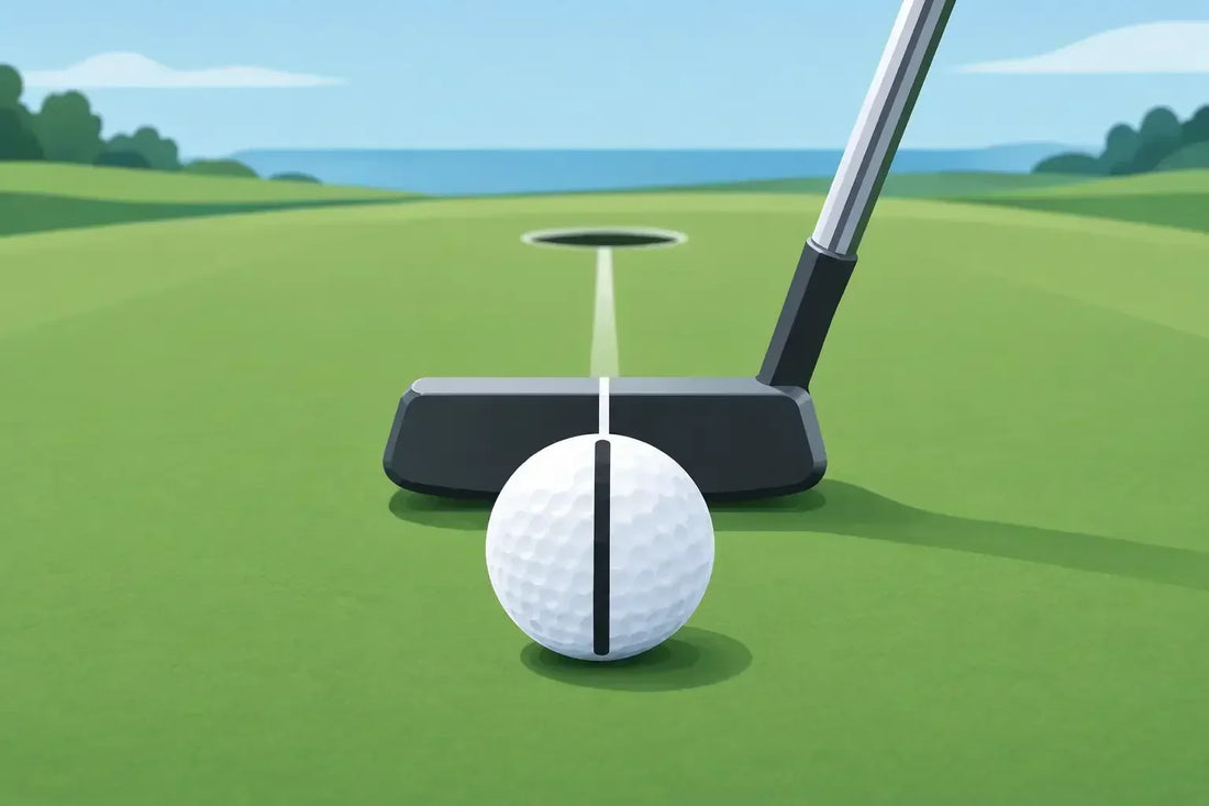 How Golf Ball Alignment Lines Improve Putting Accuracy
