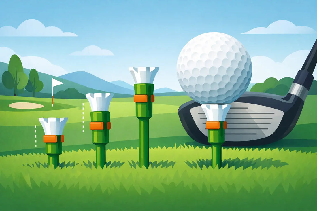 Height Adjustable Golf Tee for Consistent Drives