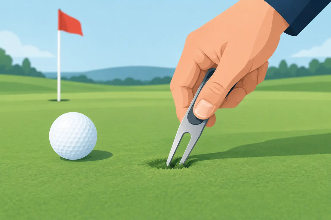 How to Use a Golf Divot Tool to Repair Ball Marks