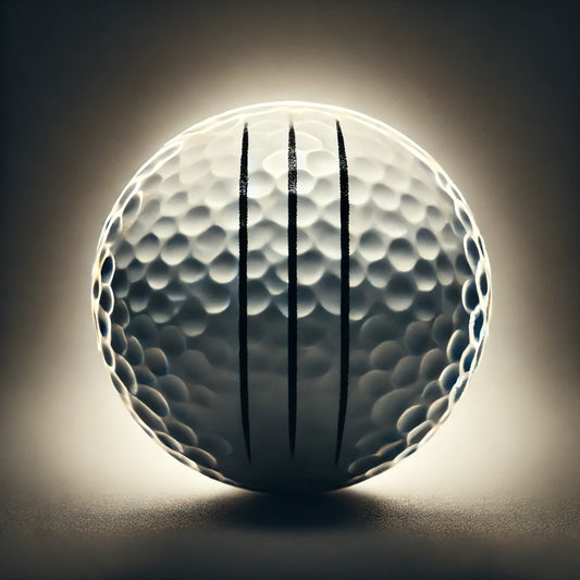 Why Draw Three Lines on a Golf Ball? Reduce putting by - 3 strokes!