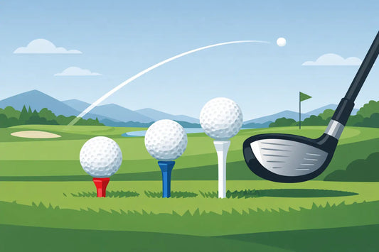 Golf Tee Height Consistency Example for Drives