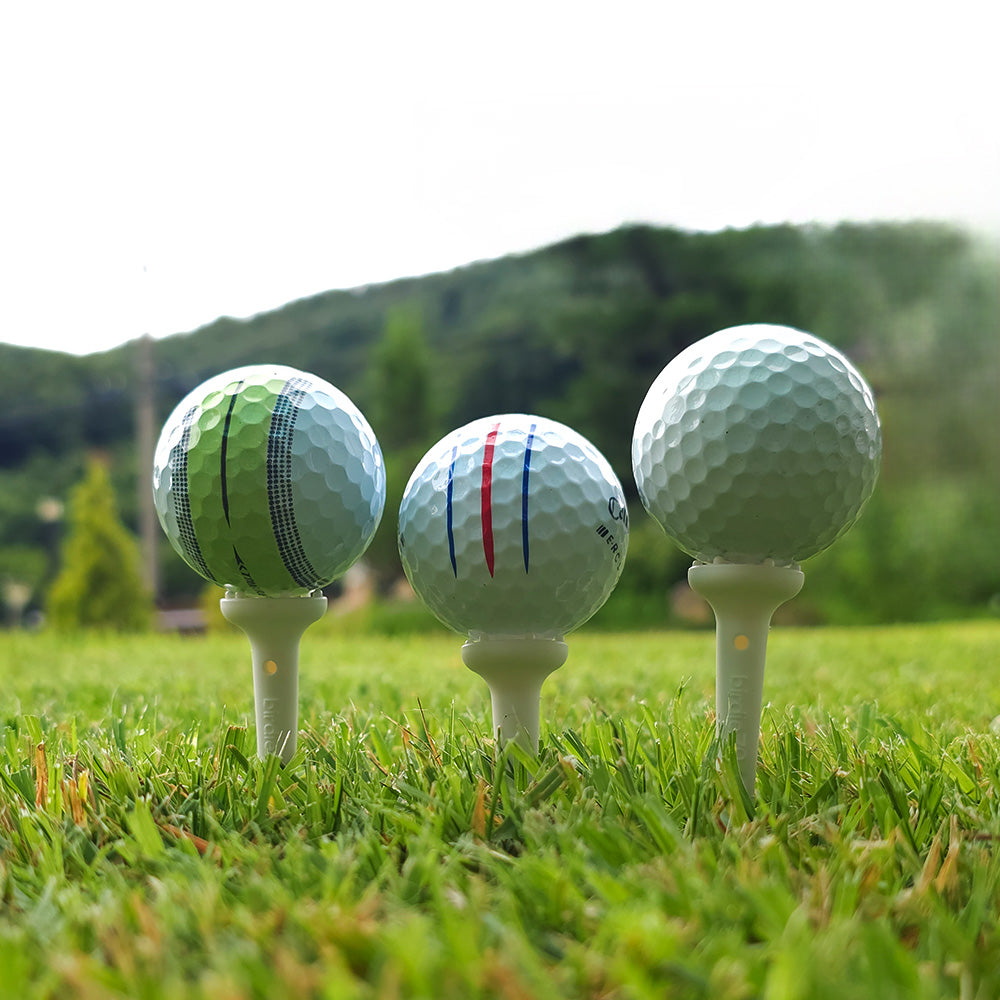 Big Easy White Golf Tee (12 Tees + 12 Stoppers)